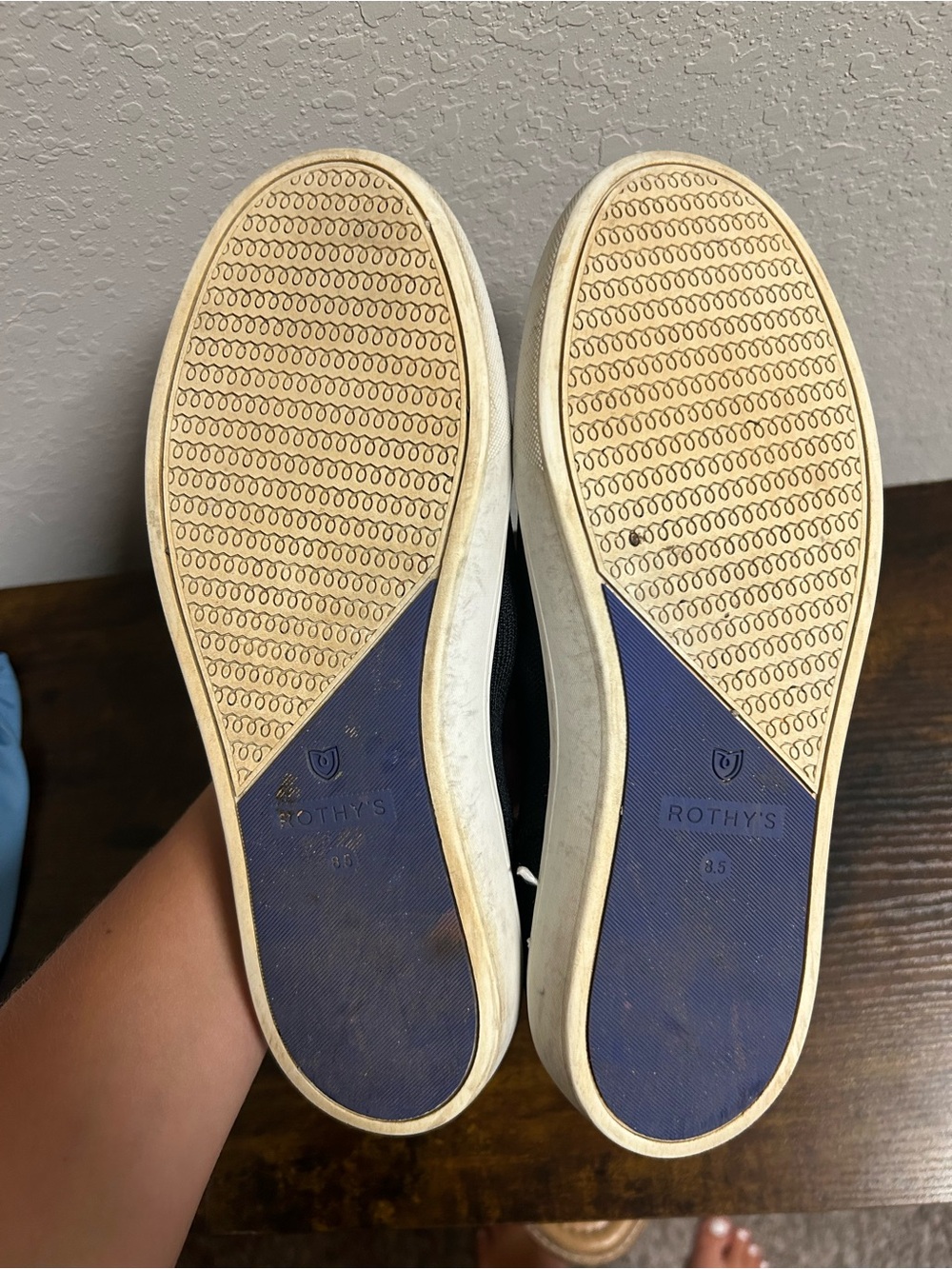 Women’s Black Rothy Slip-Ons - Picture 3 of 6